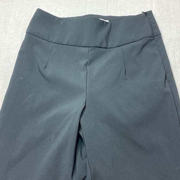 Good American Black High Rise Ankle Zip Trousers Size 2 - Picture 3 of 7